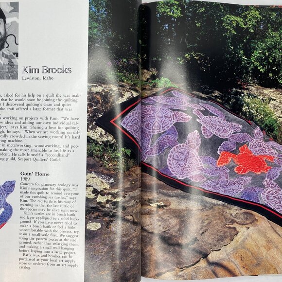 Vintage 1992 Great American Quilts Sandra L O'Brien Hardcover Quilt Book Pattern - Picture 9 of 14